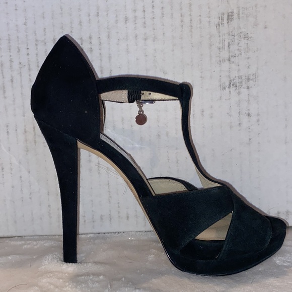 Michael Kors Black Open Toe Heels - Picture 2 of 4